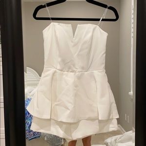 Vici Dolls White Strapless Romper